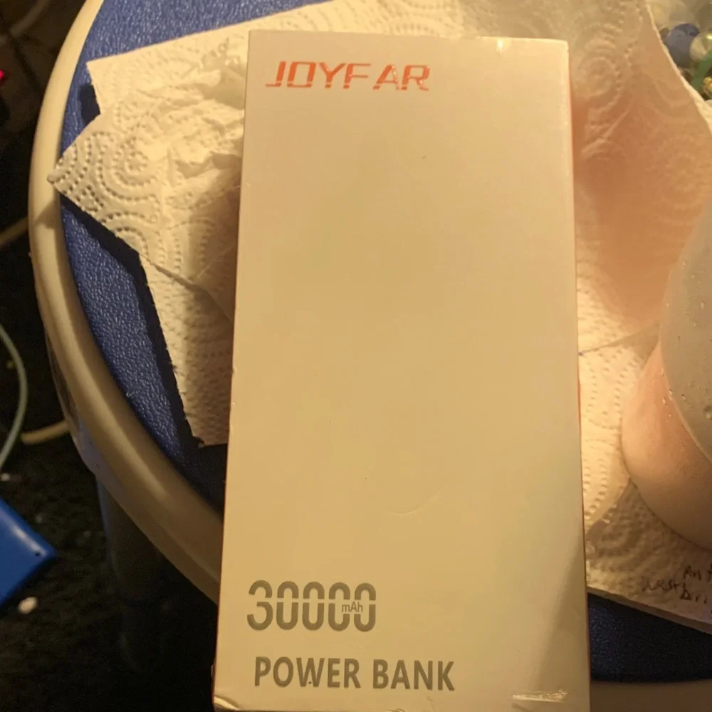 Joyfar Black Power Bank Power Charger 30000mAh